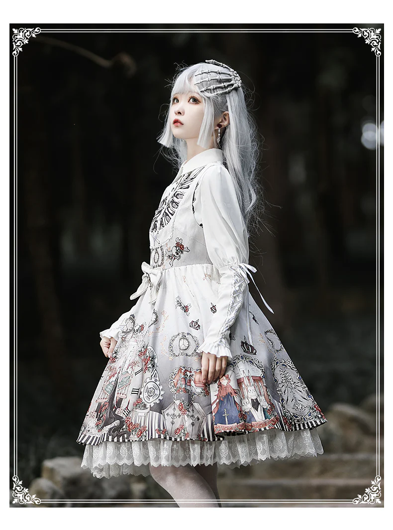 Black Fairytale - Gothic Twins Lolita JSK - Image 10