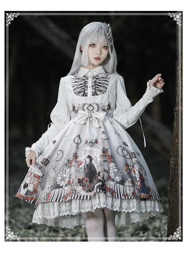 Black Fairytale - Gothic Twins Lolita JSK - Image 12