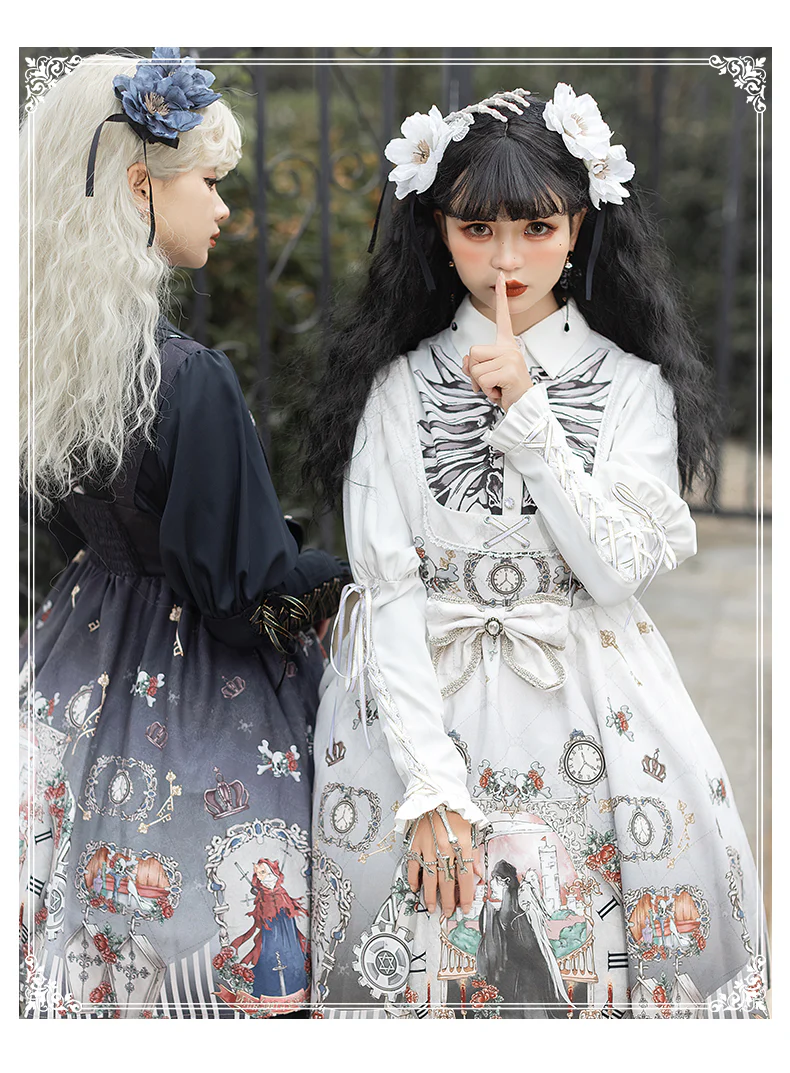 Black Fairytale - Gothic Twins Lolita JSK - Image 13