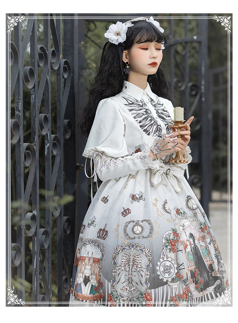 Black Fairytale - Gothic Twins Lolita JSK - Image 15