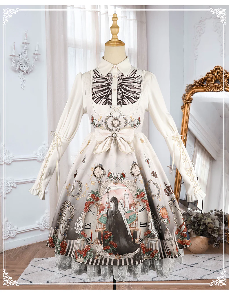 Black Fairytale - Gothic Twins Lolita JSK - Image 16