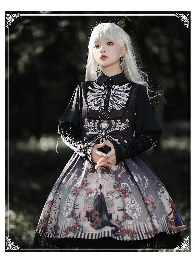 Black Fairytale - Gothic Twins Lolita JSK - Image 20