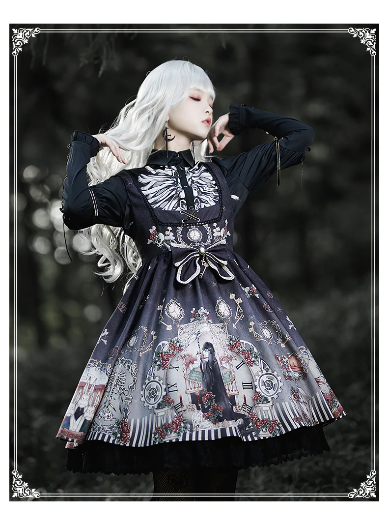Black Fairytale - Gothic Twins Lolita JSK - Image 21