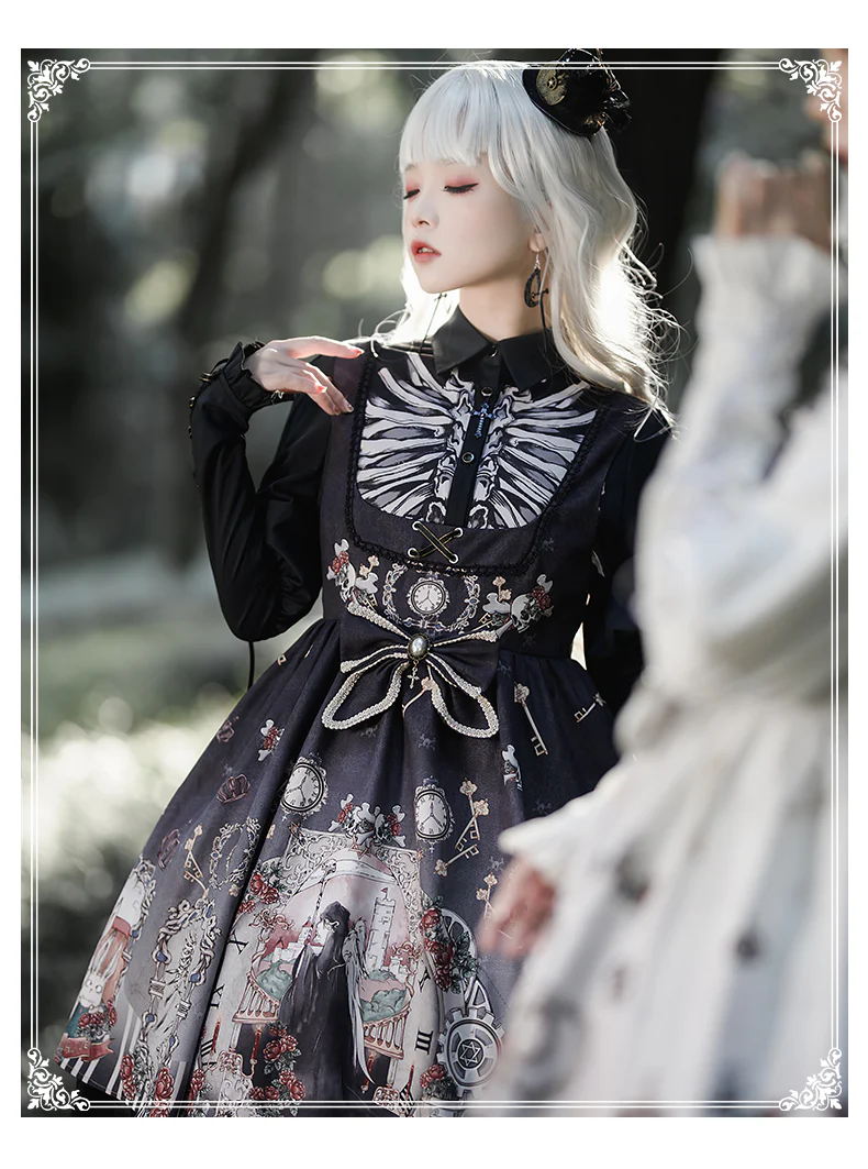 Black Fairytale - Gothic Twins Lolita JSK - Image 22