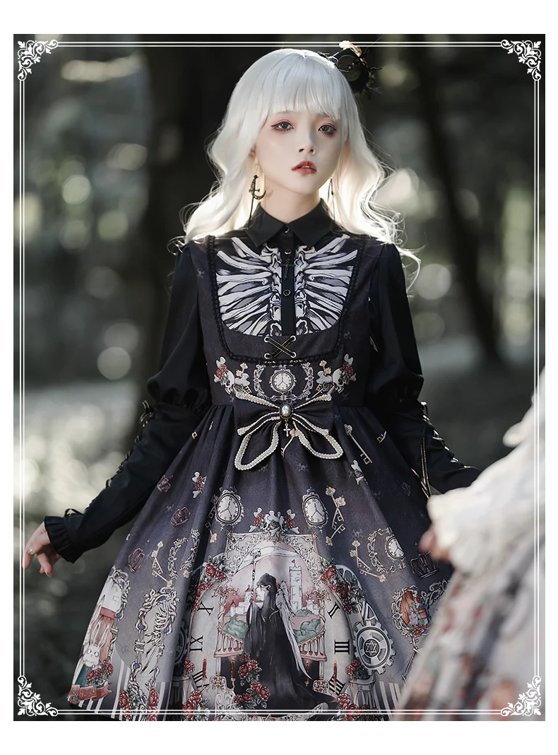 Black Fairytale - Gothic Twins Lolita JSK - Image 23