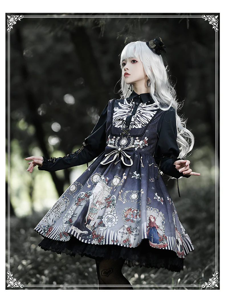Black Fairytale - Gothic Twins Lolita JSK - Image 25
