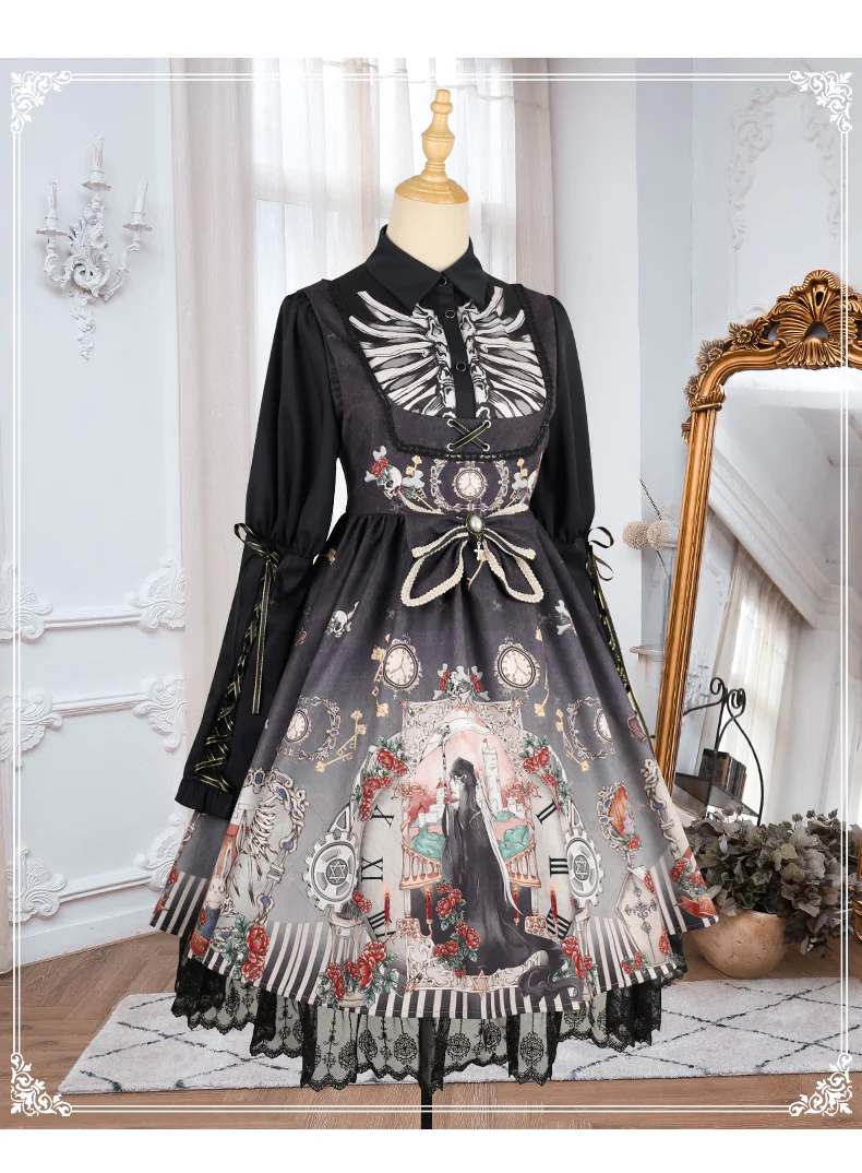Black Fairytale - Gothic Twins Lolita JSK - Image 29