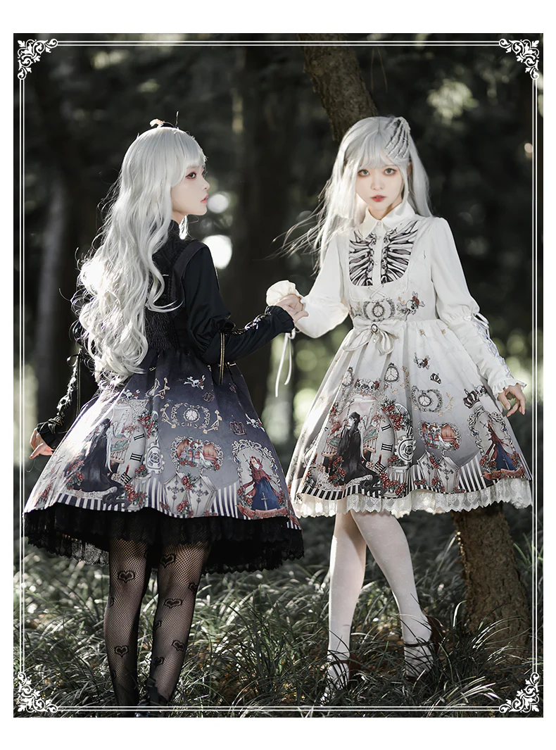Black Fairytale - Gothic Twins Lolita JSK - Image 3