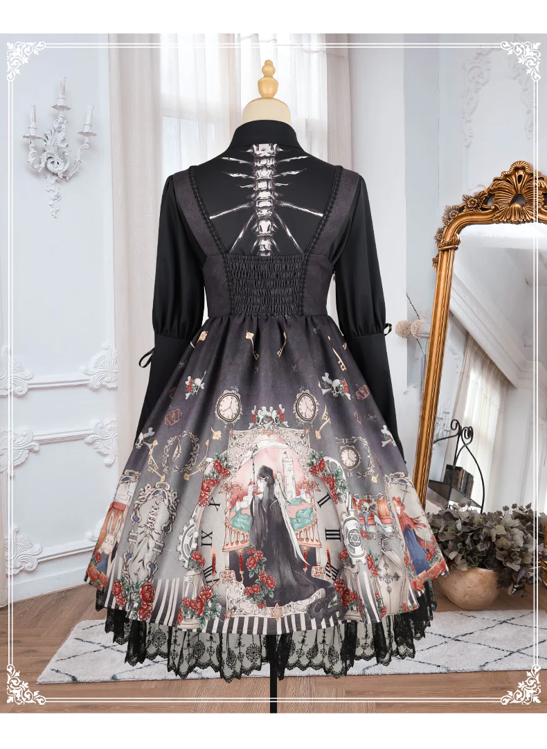 Black Fairytale - Gothic Twins Lolita JSK - Image 30