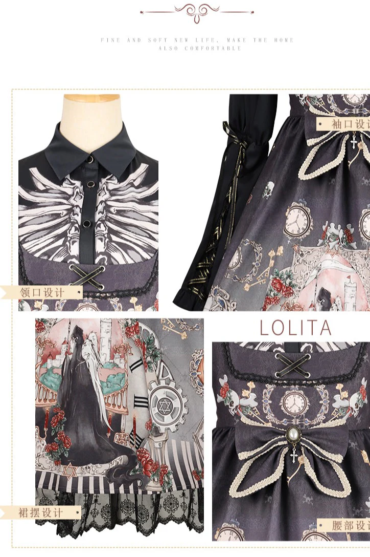 Black Fairytale - Gothic Twins Lolita JSK - Image 32