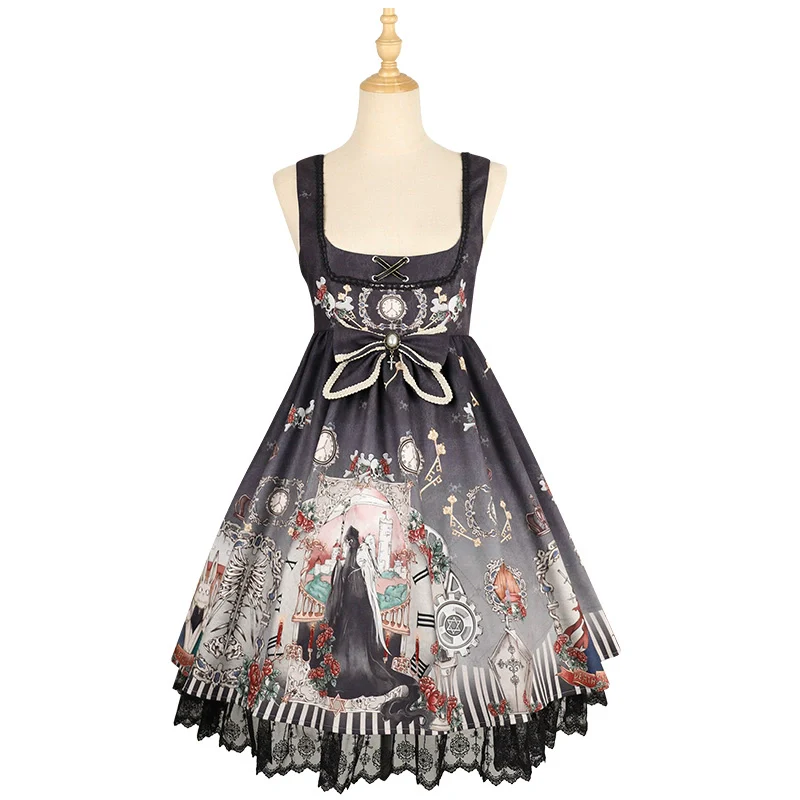 Black Fairytale - Gothic Twins Lolita JSK - Image 39
