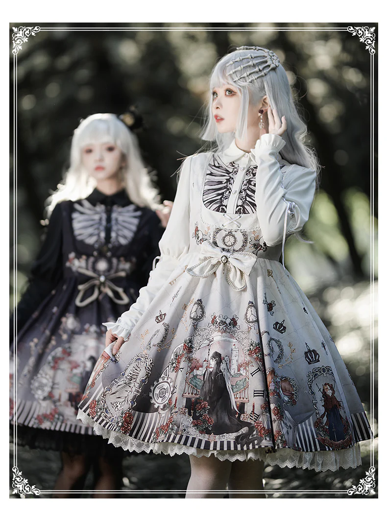 Black Fairytale - Gothic Twins Lolita JSK - Image 4