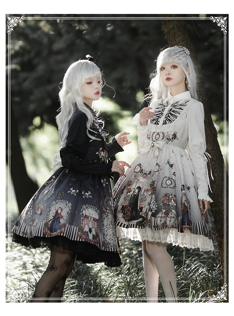 Black Fairytale - Gothic Twins Lolita JSK - Image 5