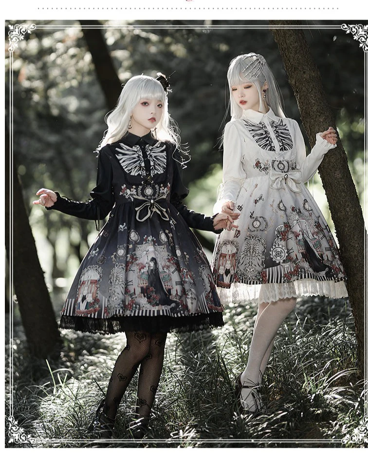 Black Fairytale - Gothic Twins Lolita JSK - Image 6