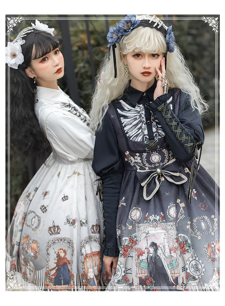 Black Fairytale - Gothic Twins Lolita JSK - Image 8