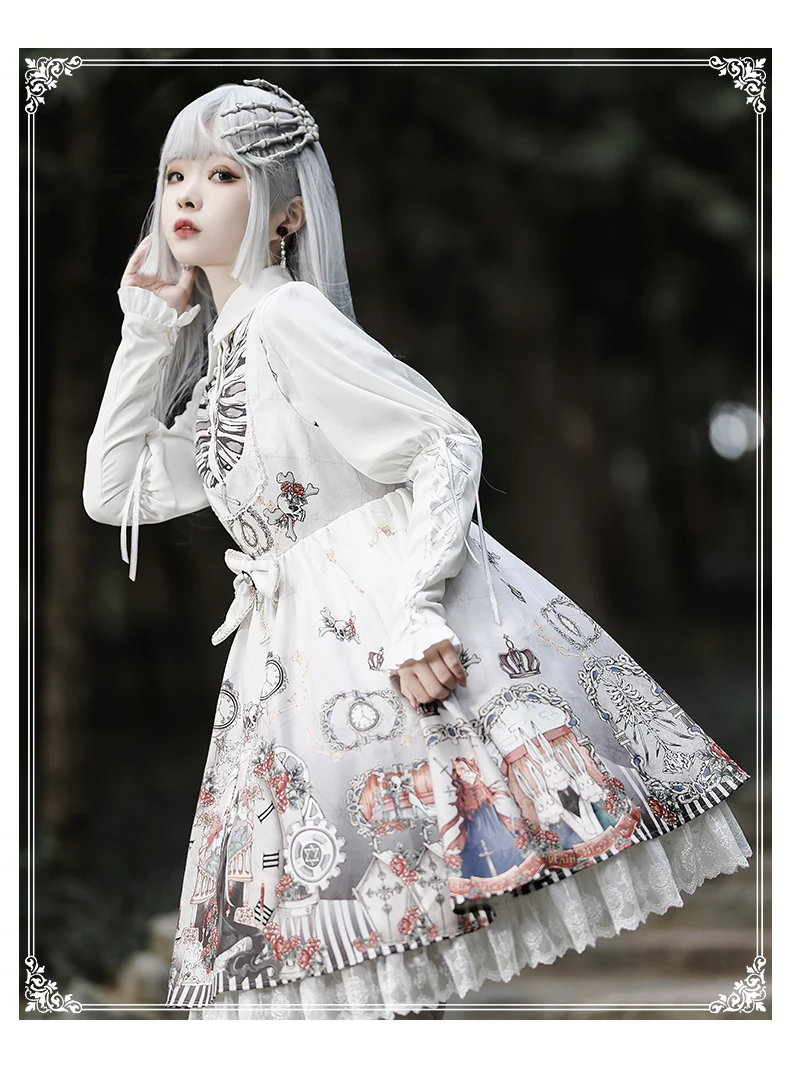 Black Fairytale - Gothic Twins Lolita JSK - Image 9