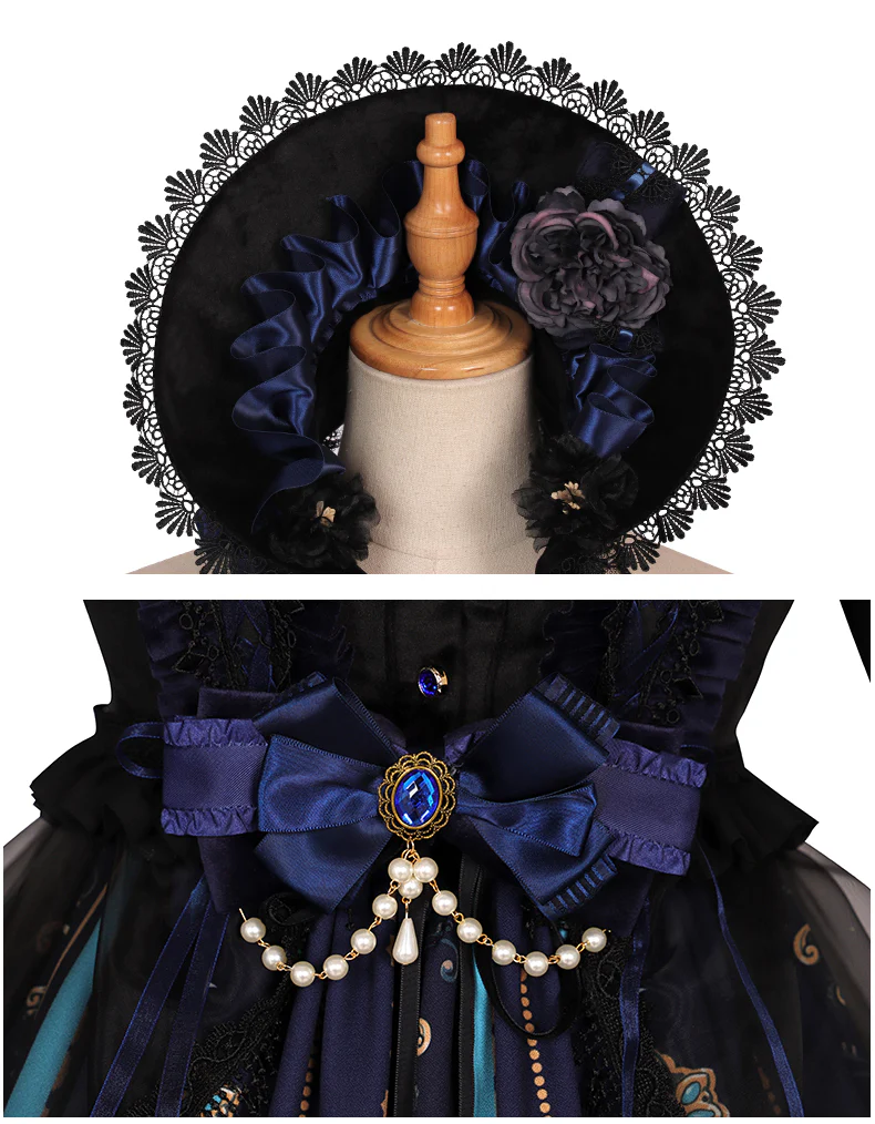 God Redemption - Retro Gothic OP, Printed Dress - Image 16