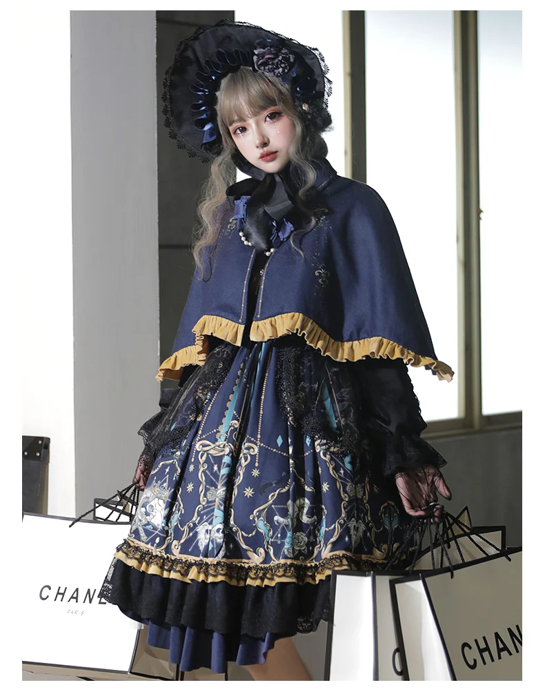 God Redemption - Retro Gothic OP, Printed Dress - Image 4