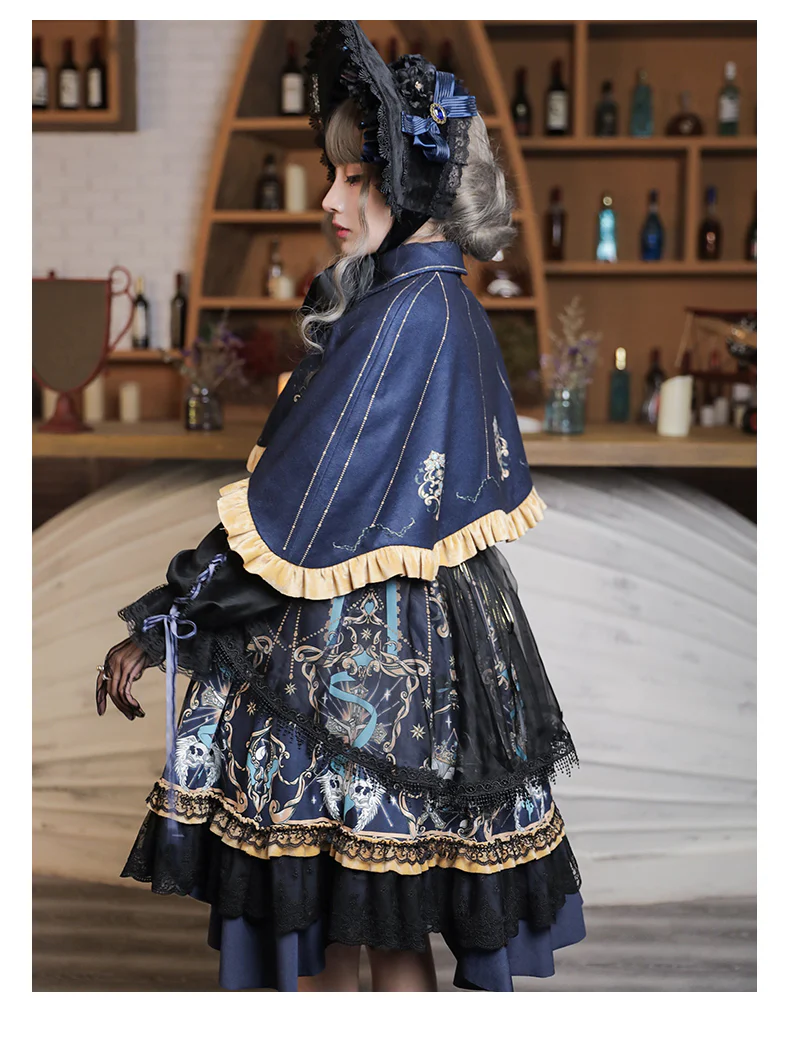 God Redemption - Retro Gothic OP, Printed Dress - Image 6
