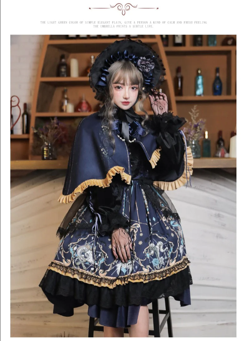 God Redemption - Retro Gothic OP, Printed Dress - Image 7