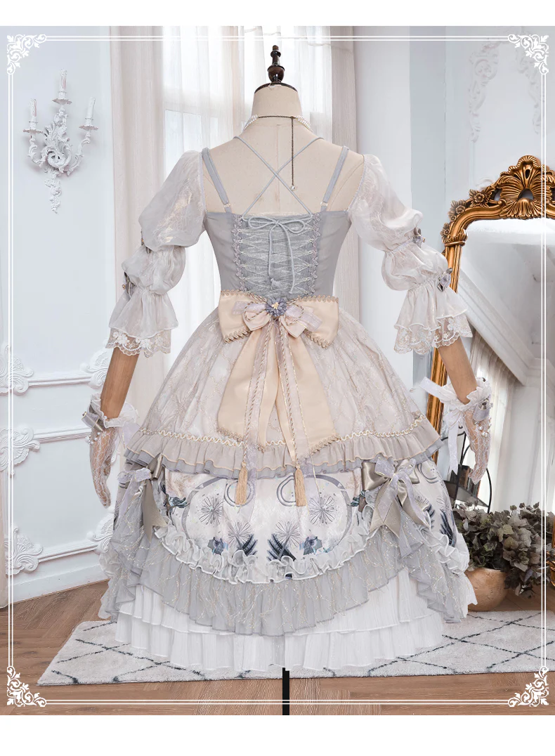 Rose Girl - Lolita Tea Party Wedding OP Dress - Image 13