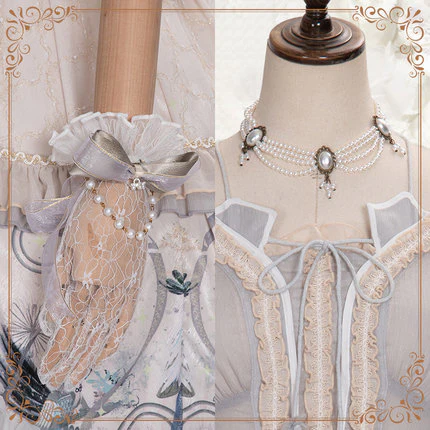 Rose Girl - Lolita Tea Party Wedding OP Dress - Image 14