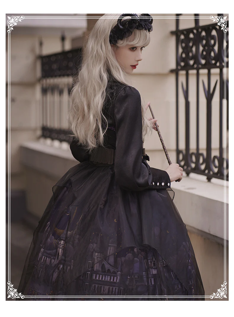 Witchville Halloween Gothic Lolita Jumper Dress - Image 10