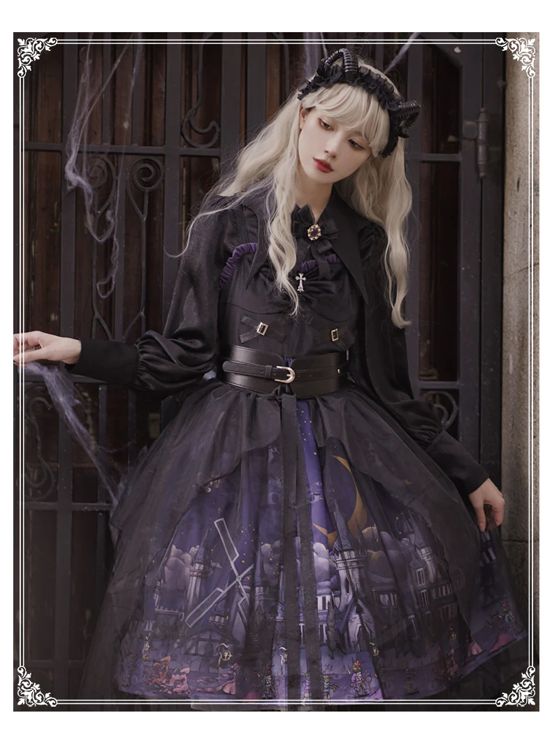 Witchville Halloween Gothic Lolita Jumper Dress - Image 13