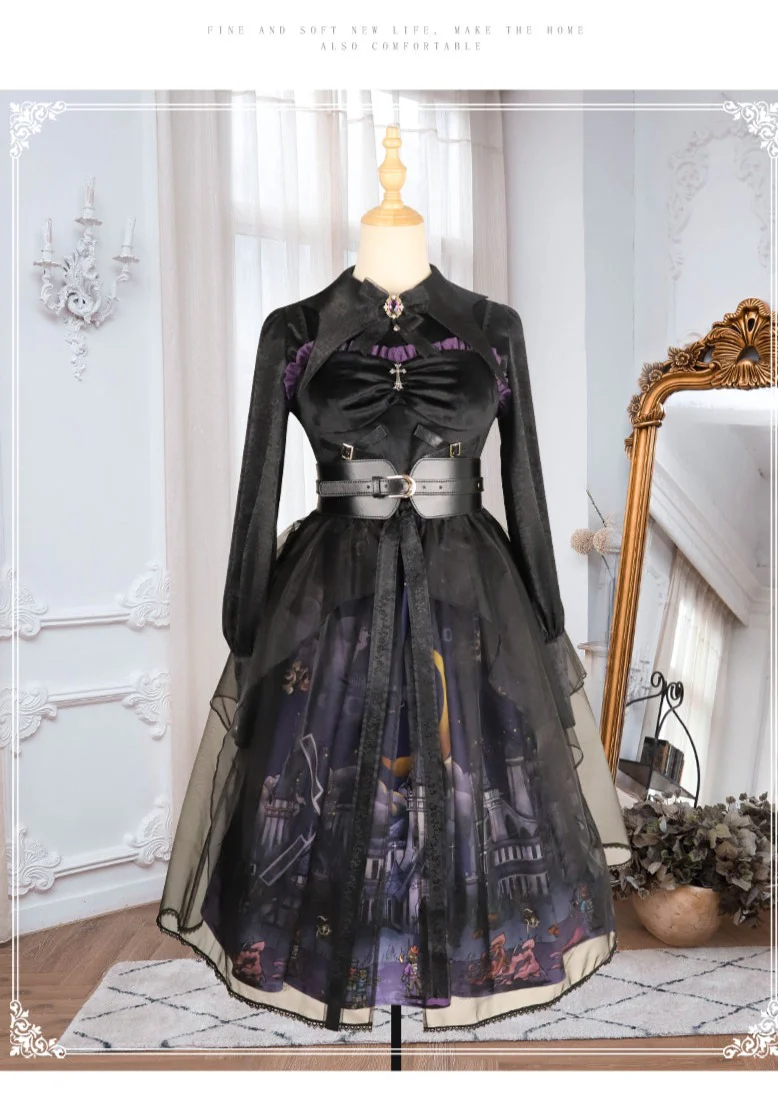 Witchville Halloween Gothic Lolita Jumper Dress - Image 17