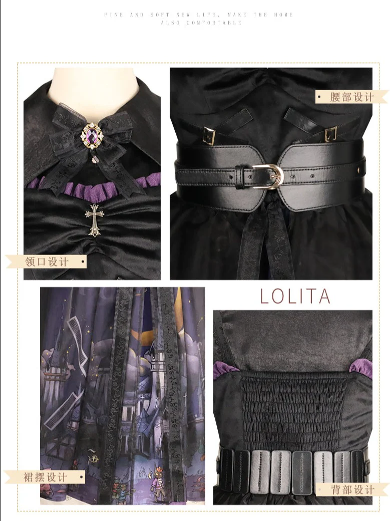 Witchville Halloween Gothic Lolita Jumper Dress - Image 19