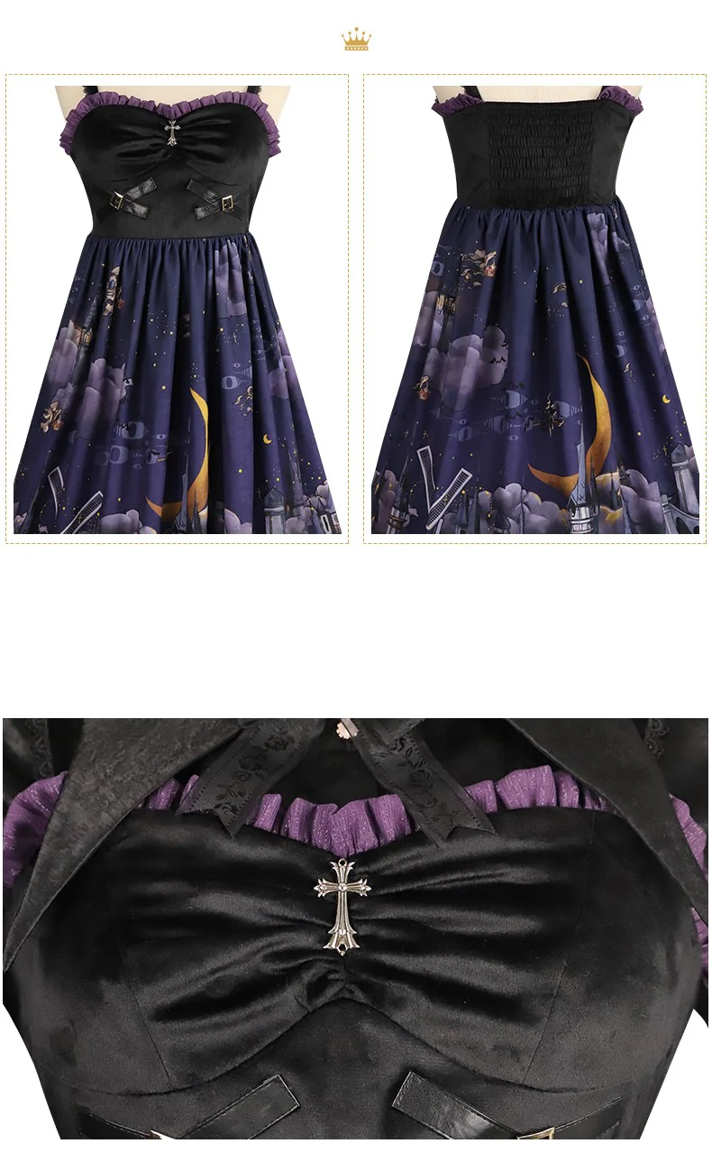 Witchville Halloween Gothic Lolita Jumper Dress - Image 21