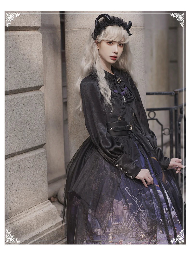 Witchville Halloween Gothic Lolita Jumper Dress - Image 3