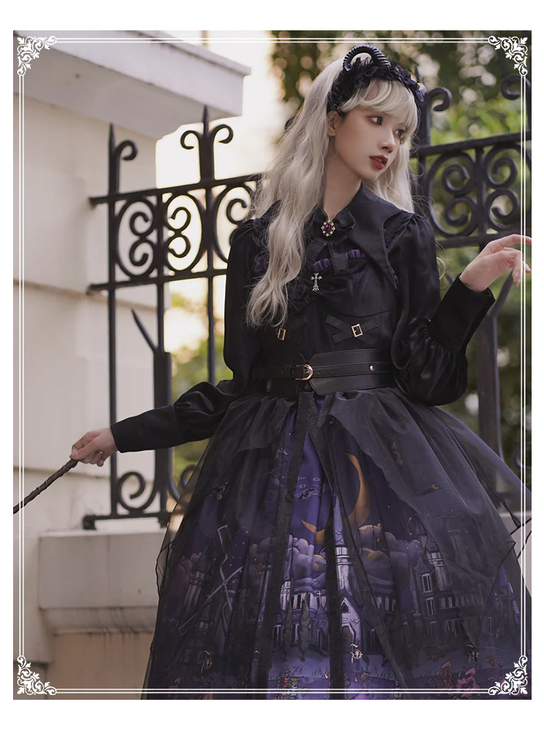 Witchville Halloween Gothic Lolita Jumper Dress - Image 5