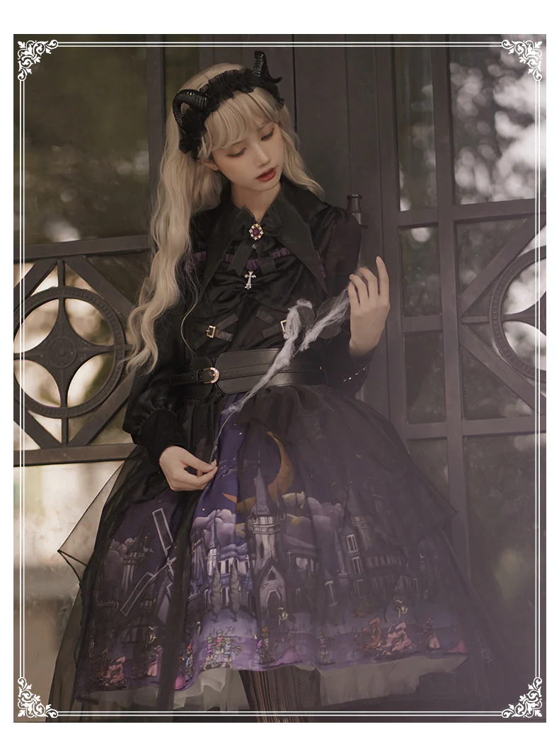 Witchville Halloween Gothic Lolita Jumper Dress - Image 6