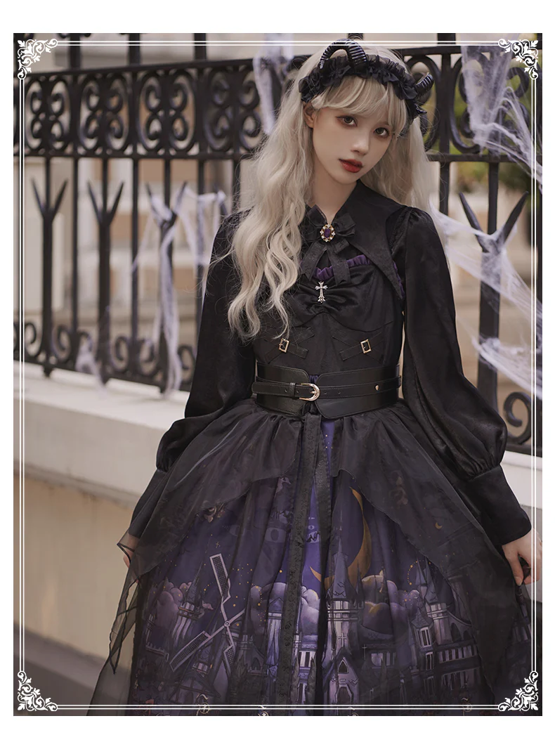 Witchville Halloween Gothic Lolita Jumper Dress - Image 7