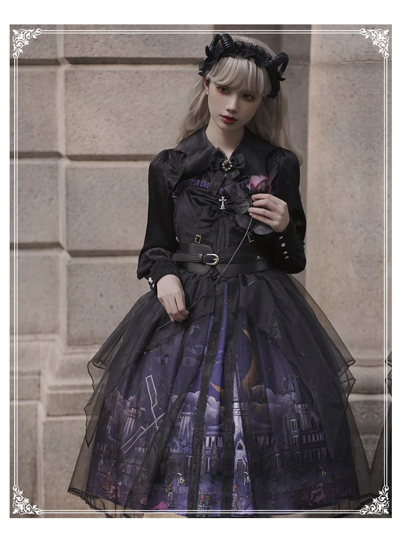Witchville Halloween Gothic Lolita Jumper Dress - Image 9