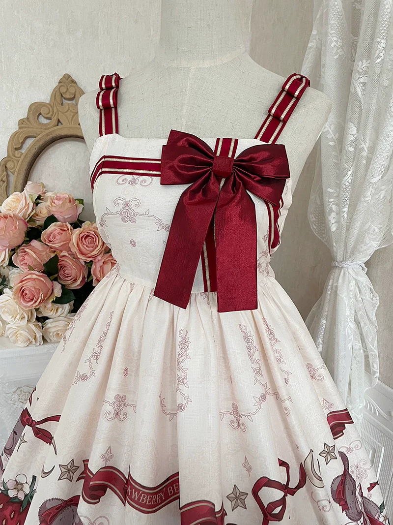 Winter Gift - Kawaii Lolita JSK and Coat Set - Image 7